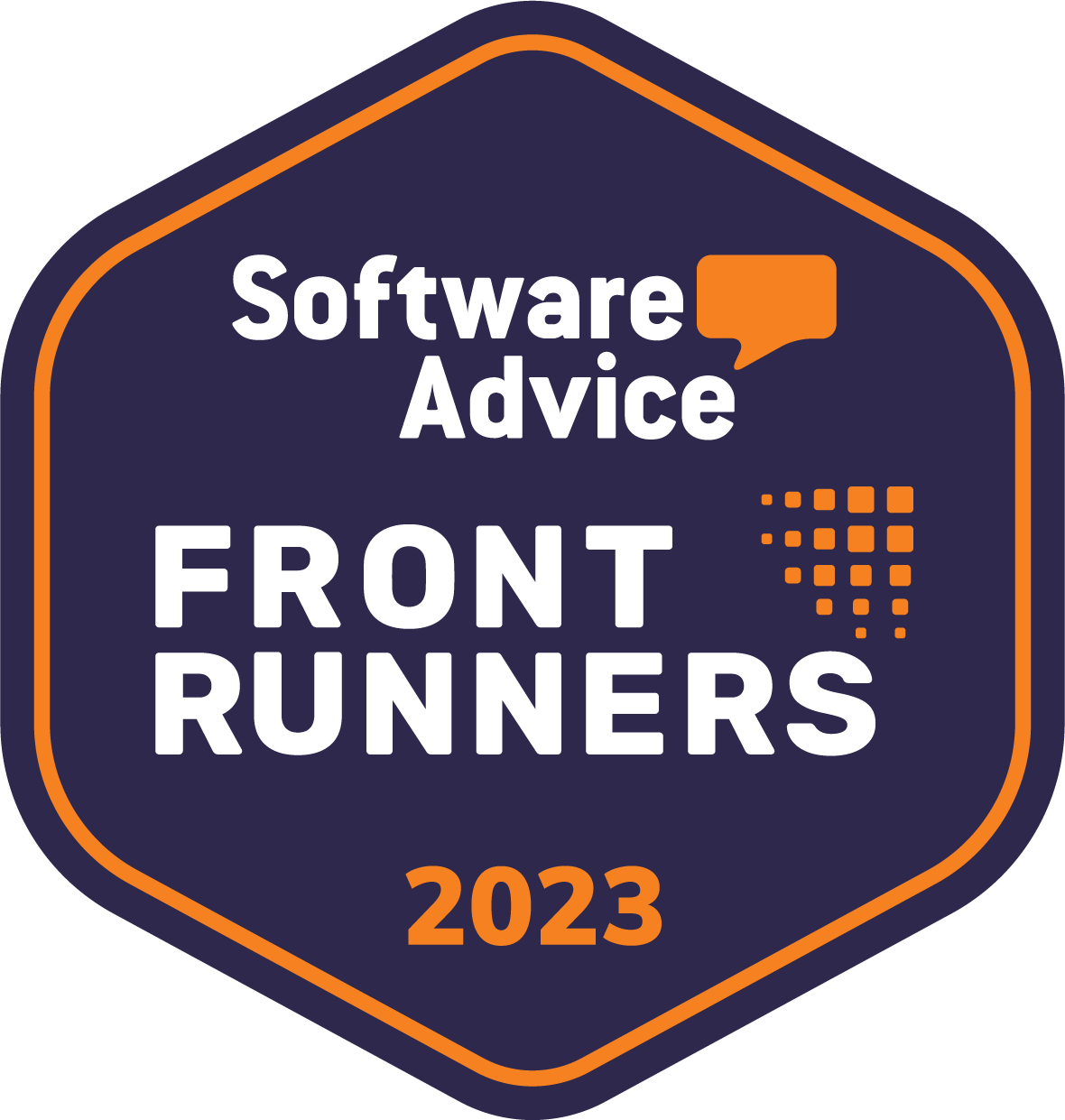 Software advice front runner badge
