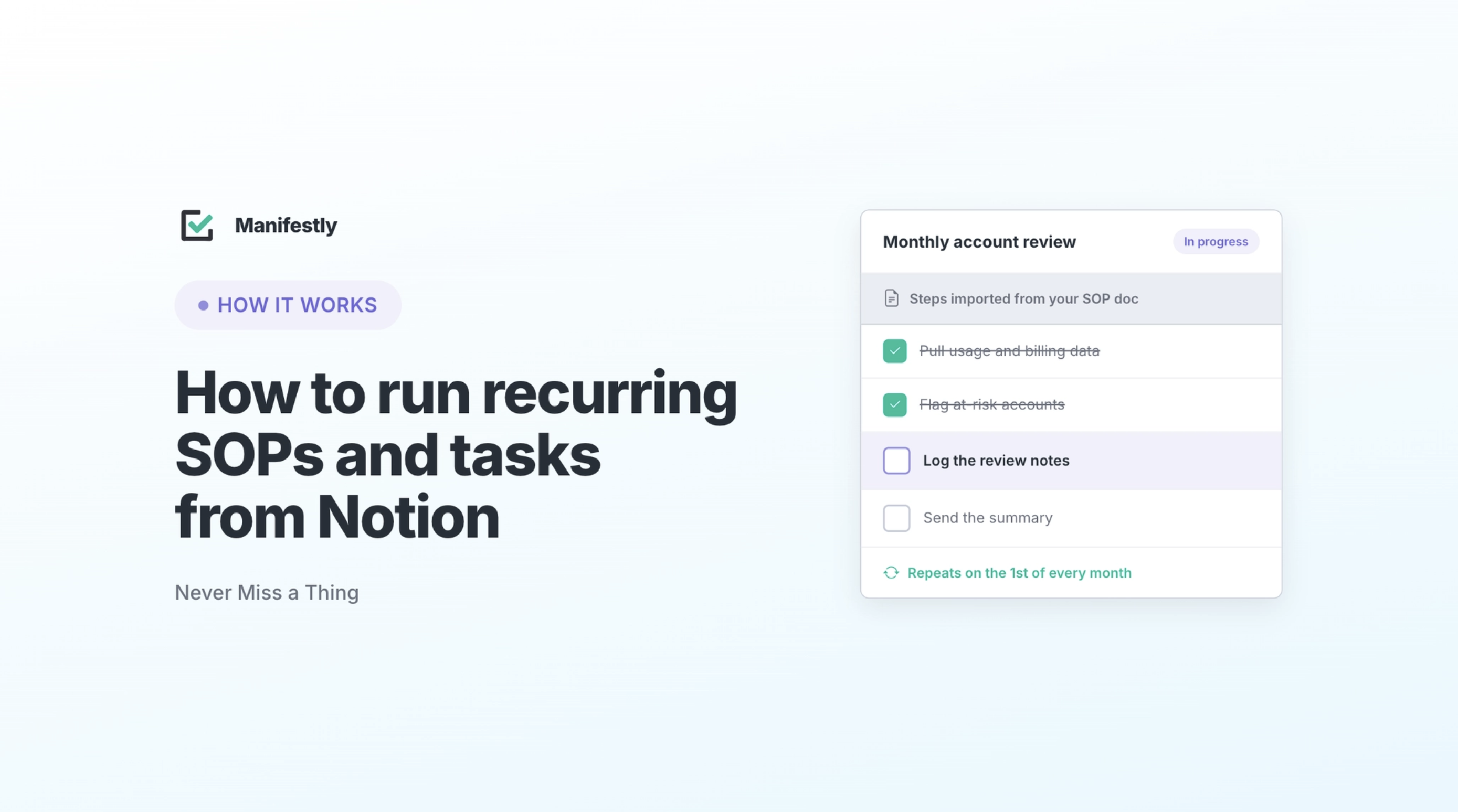 Photo of How to Run Recurring SOPs and Tasks from Notion