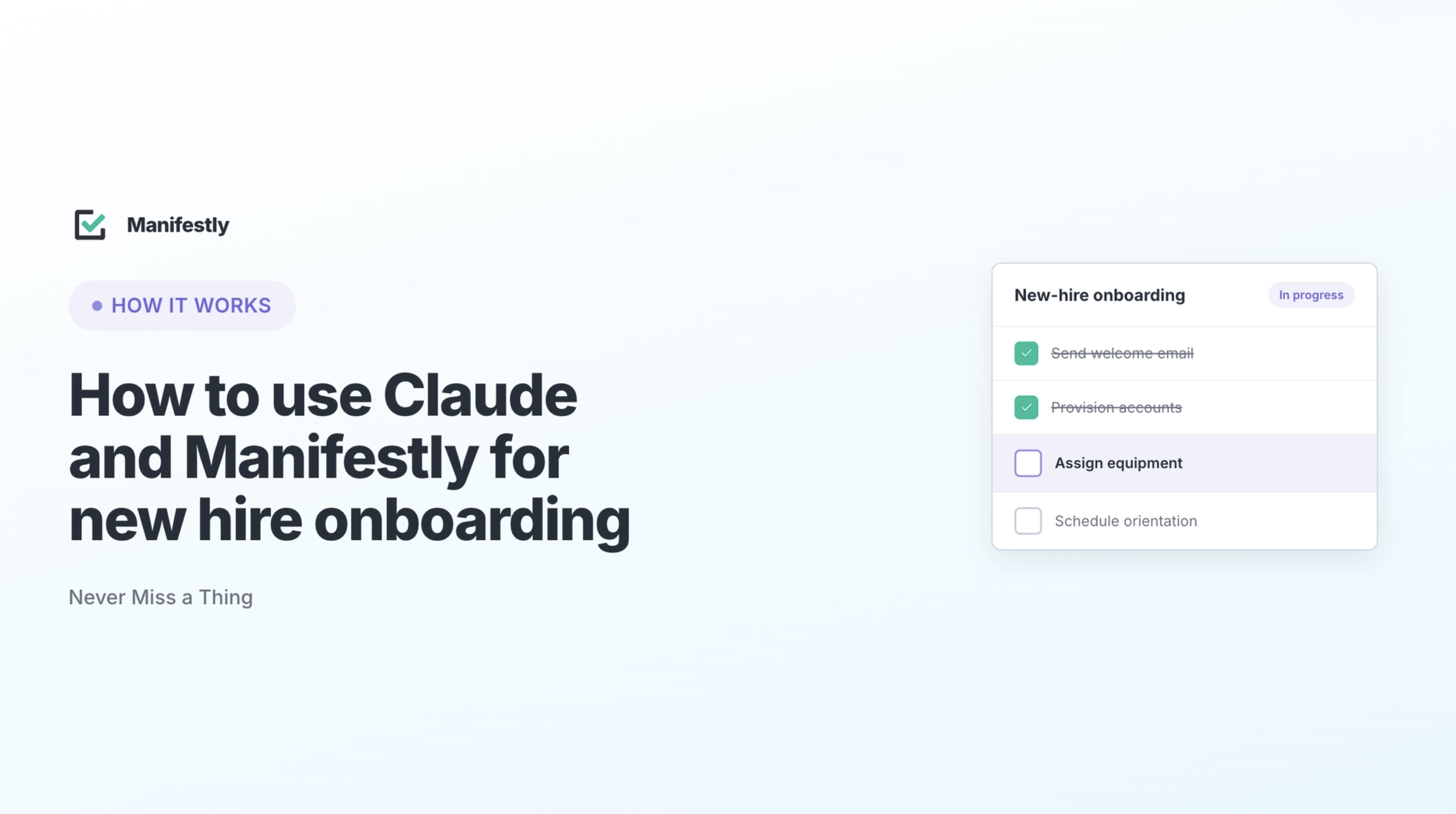 Photo of How to Use Claude and Manifestly for New Hire Onboarding