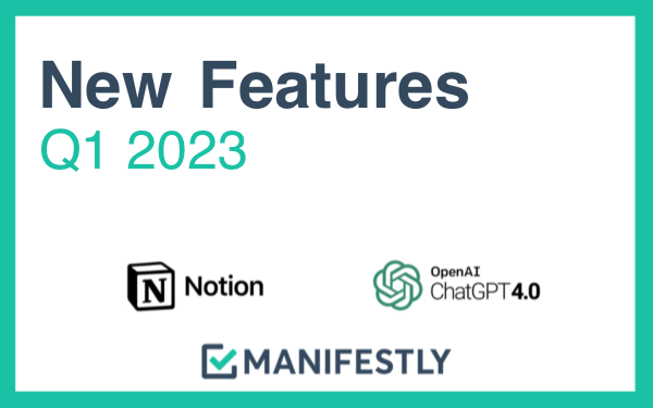 New features q1 2023