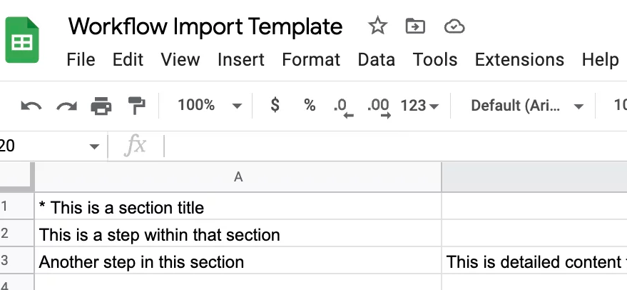 Workflow file import