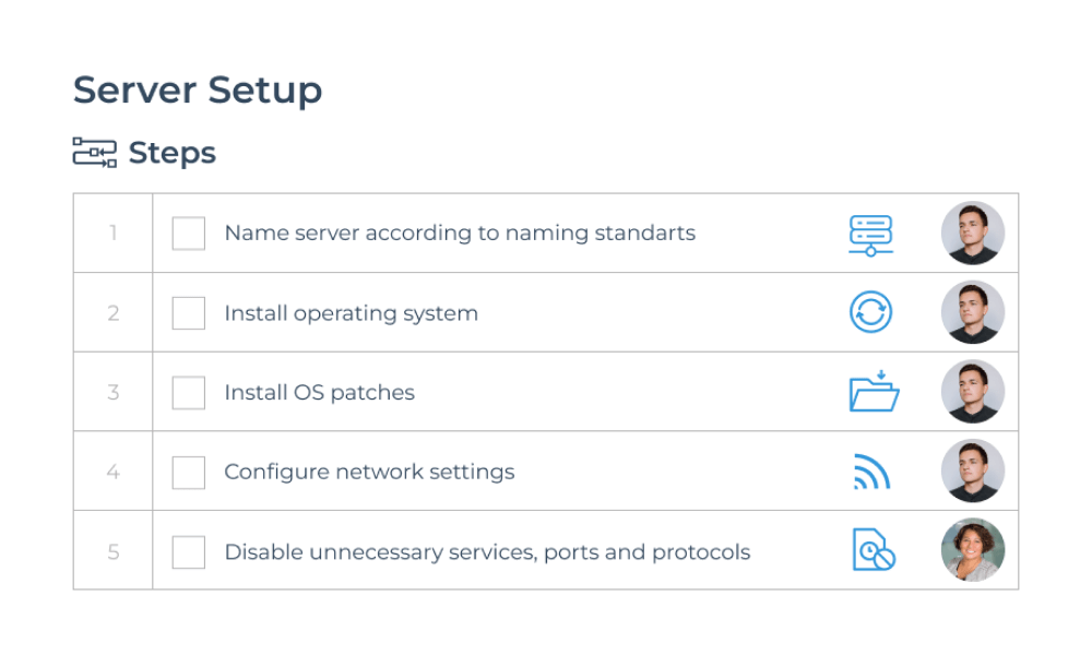 workflow example