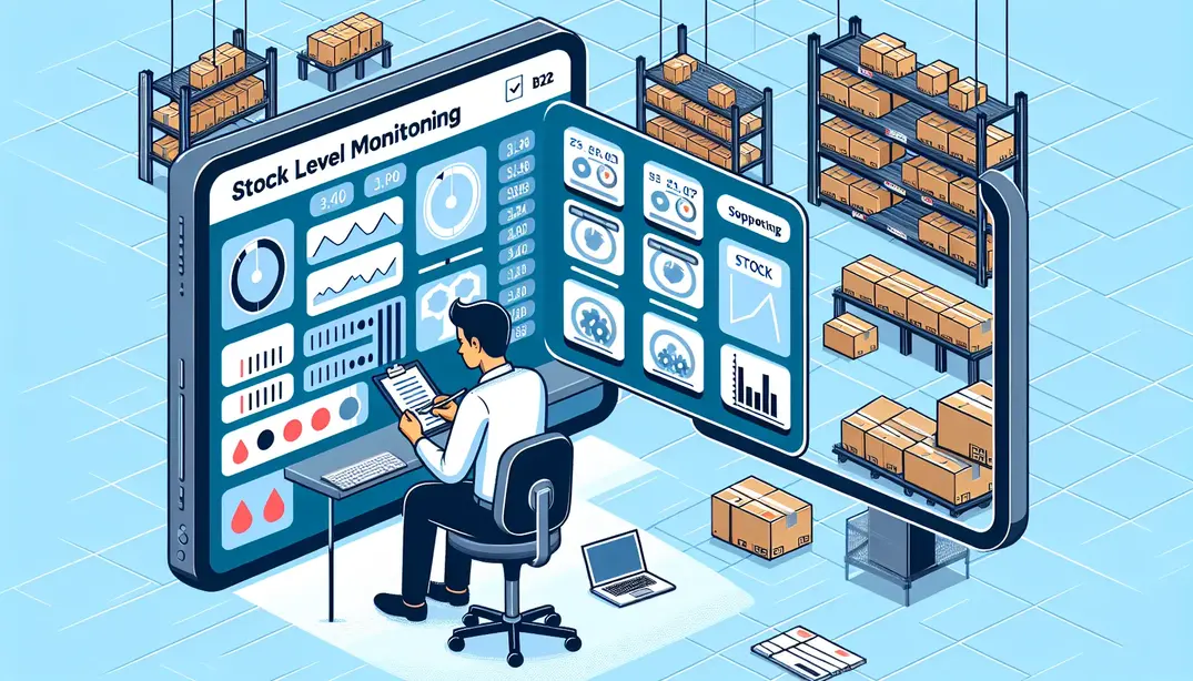 Stock level monitoring checklist